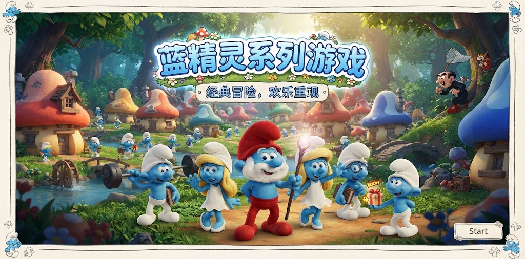 蓝精灵系列游戏