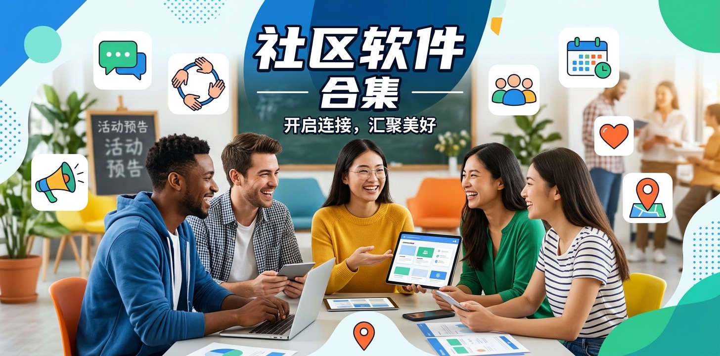 现在最火的社区软件