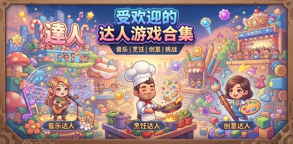受欢迎的达人游戏合集