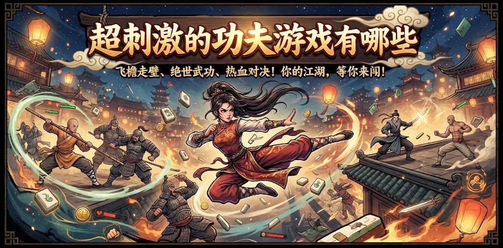 超刺激的功夫游戏有哪些