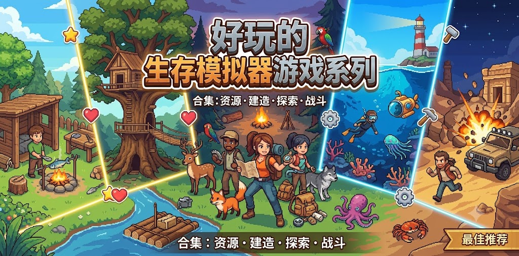 好玩的生存模拟器游戏系列