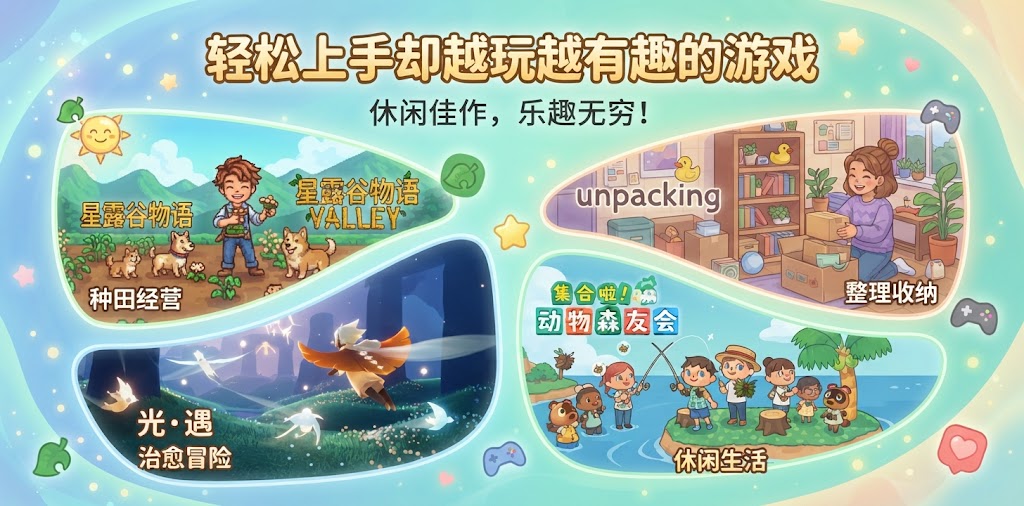 轻松上手却越玩越有趣的游戏