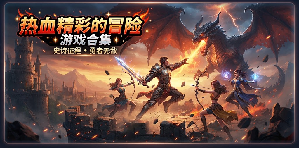 热血精彩的冒险游戏合集