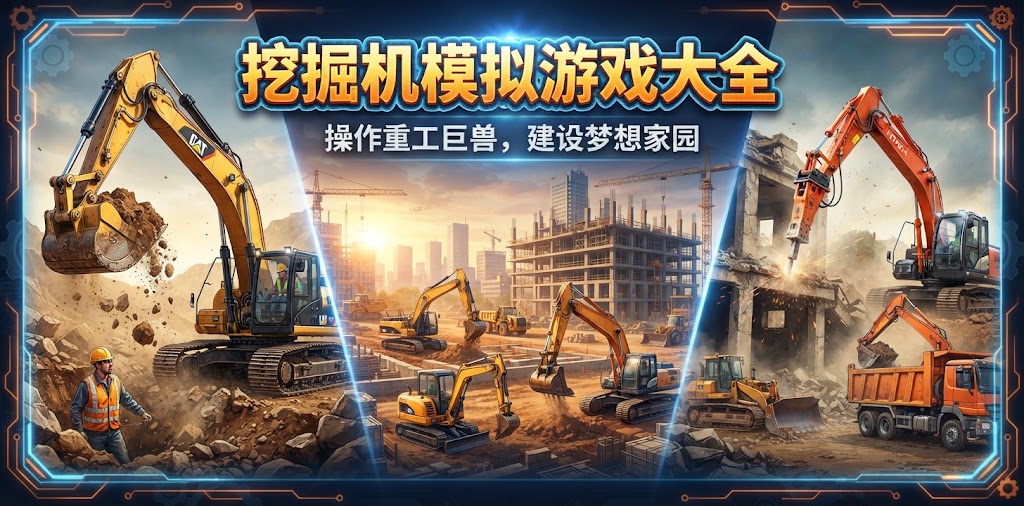 挖掘机模拟游戏大全