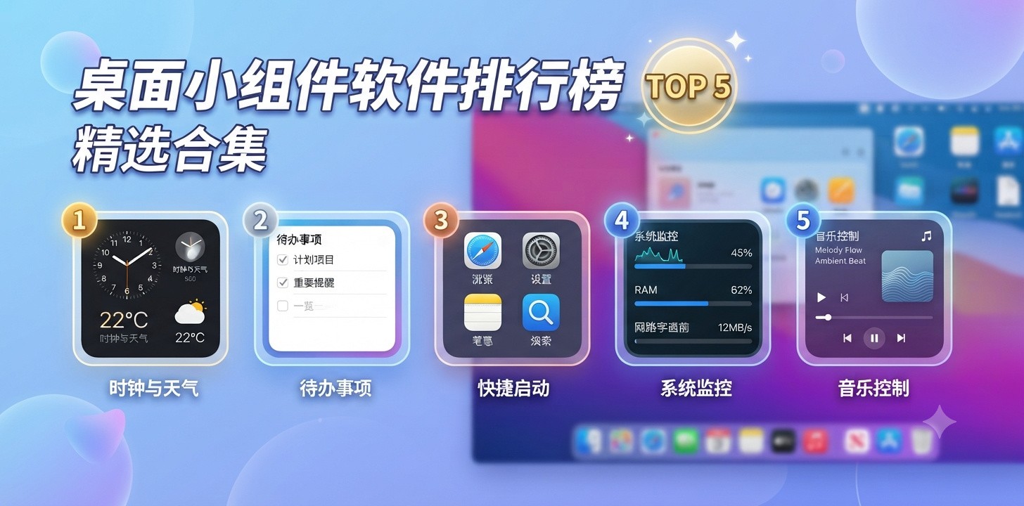 桌面小组件软件排行榜