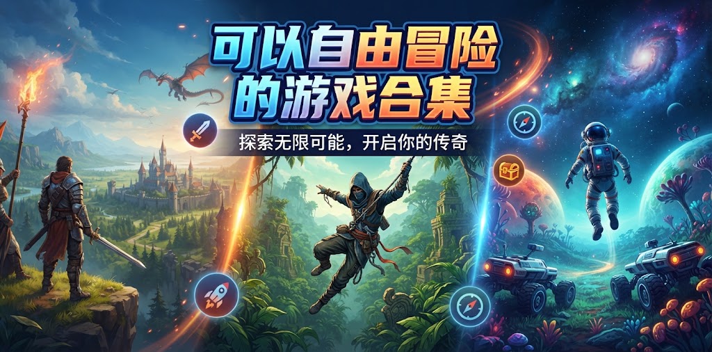 可以自由冒险的游戏合集