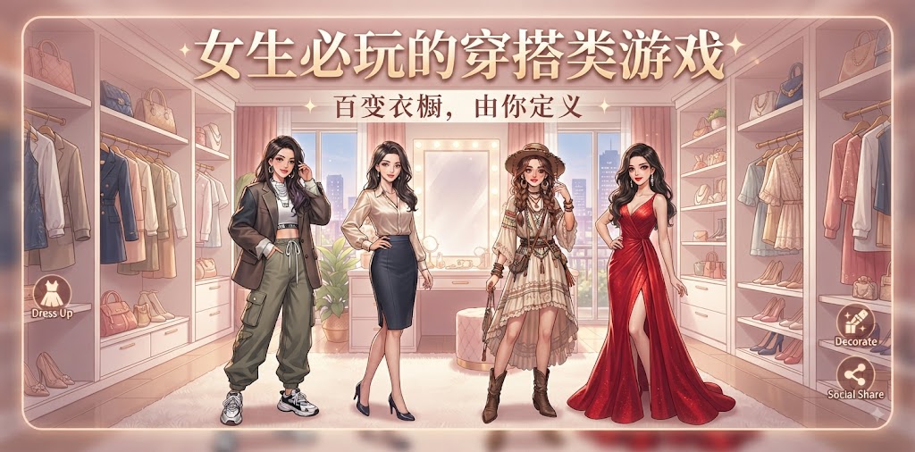 女生必玩的穿搭类游戏
