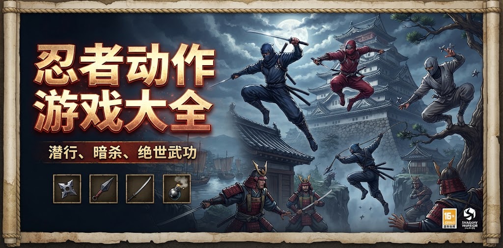 忍者动作游戏大全