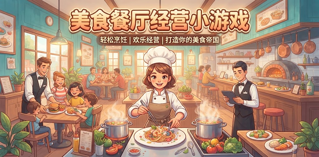 美食餐厅经营小游戏