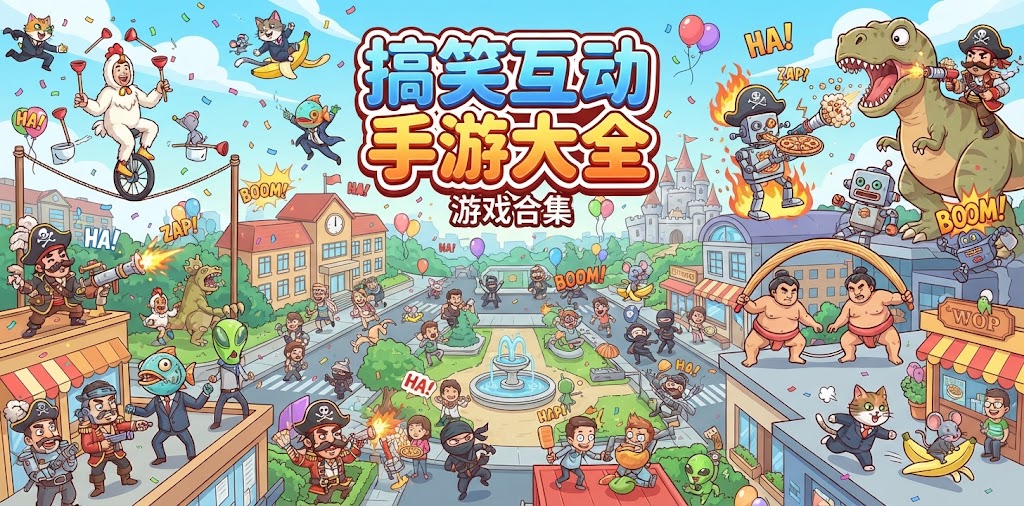 搞笑互动手游大全
