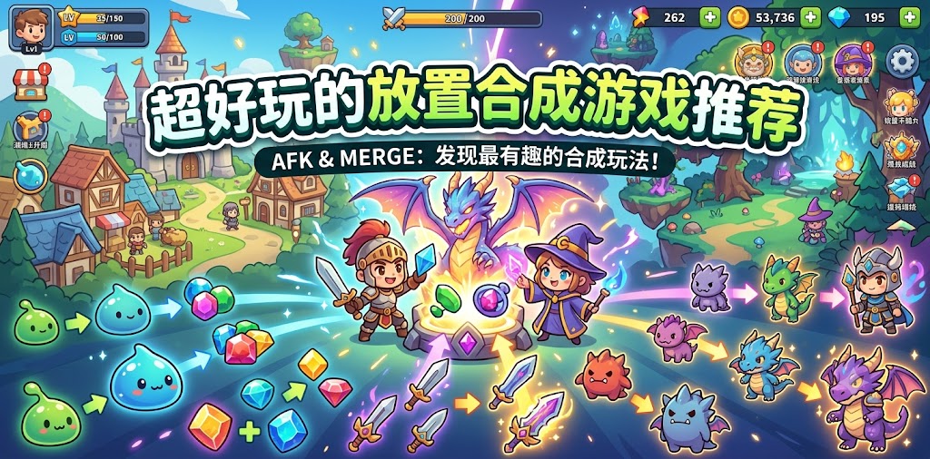 超好玩的放置合成游戏推荐