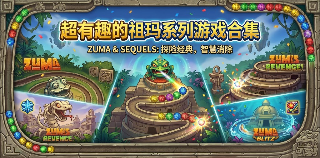 超有趣的祖玛系列游戏合集