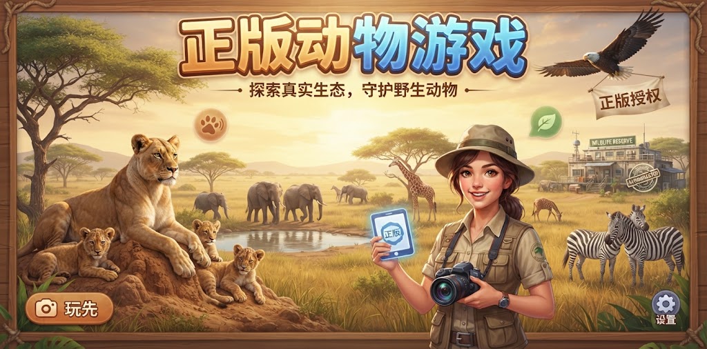 正版动物游戏