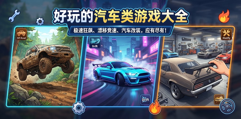 好玩的汽车类游戏大全