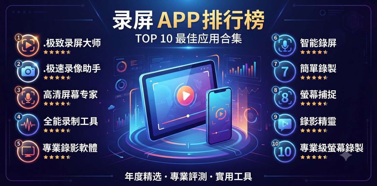 录屏app排行榜前十名