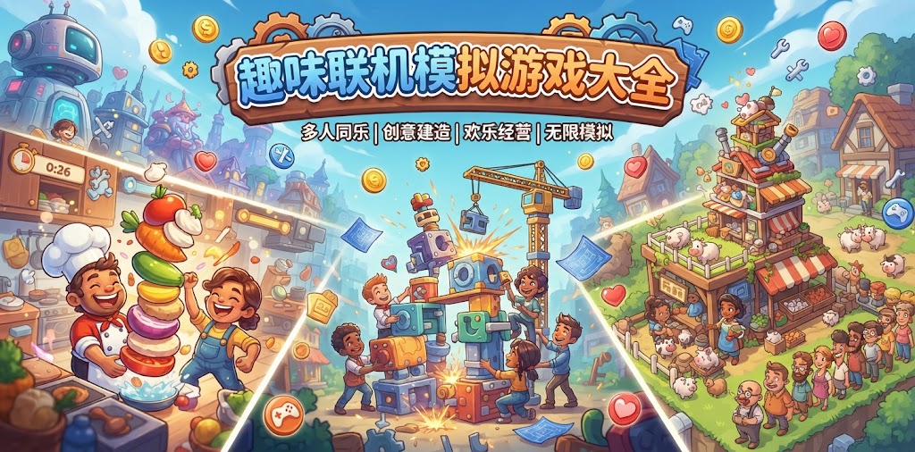 趣味联机模拟游戏大全