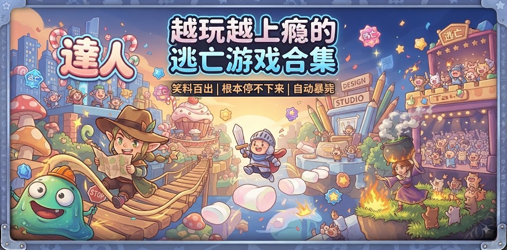 越玩越上瘾的逃亡游戏合集
