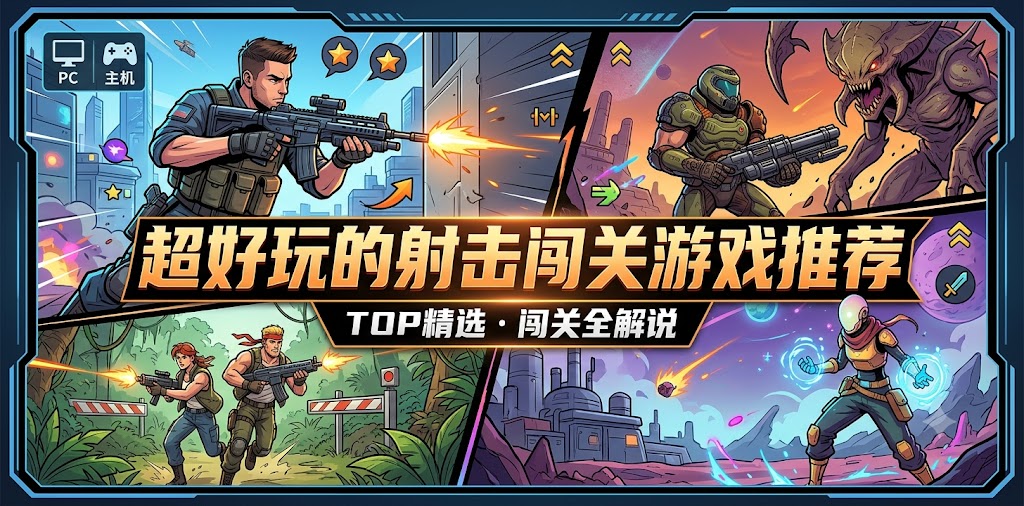 超好玩的射击闯关游戏推荐