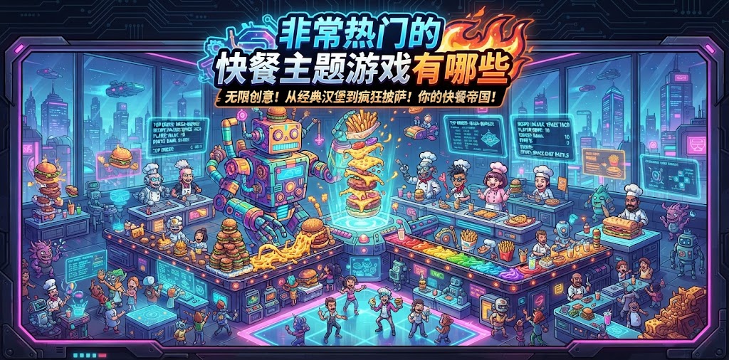 非常热门的快餐主题游戏有哪些