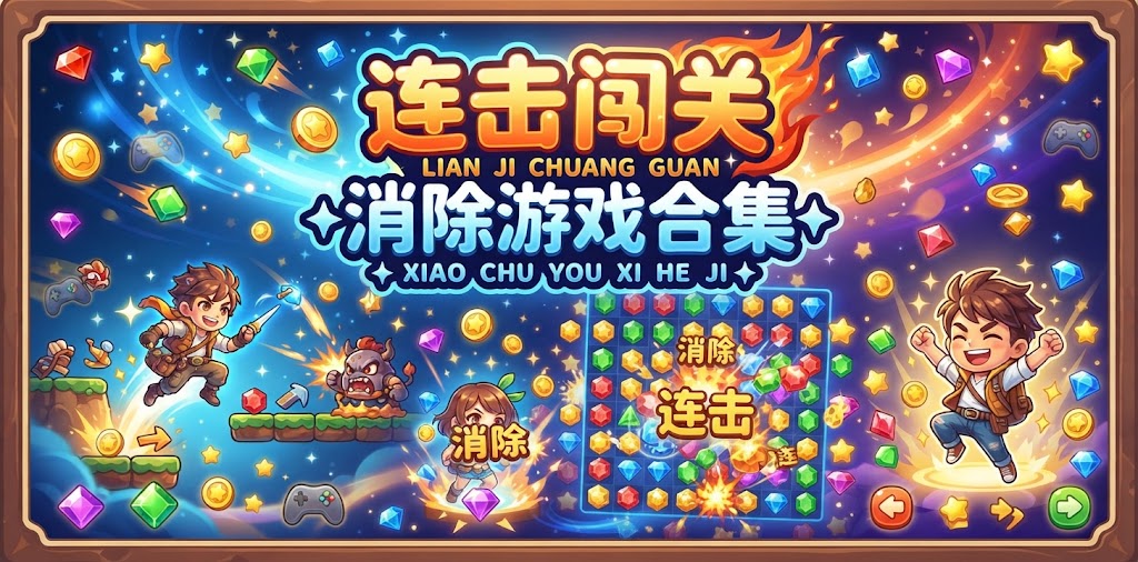 连击闯关消除游戏合集