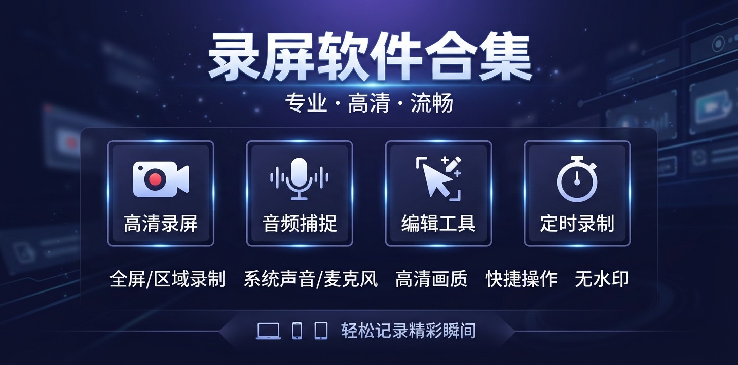 录屏软件哪个好用