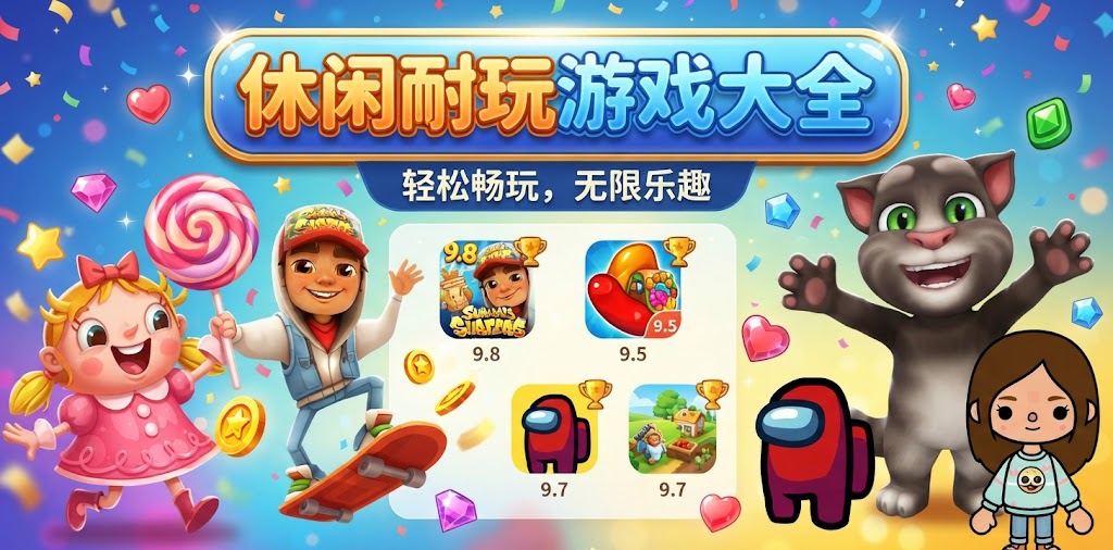 休闲耐玩游戏大全