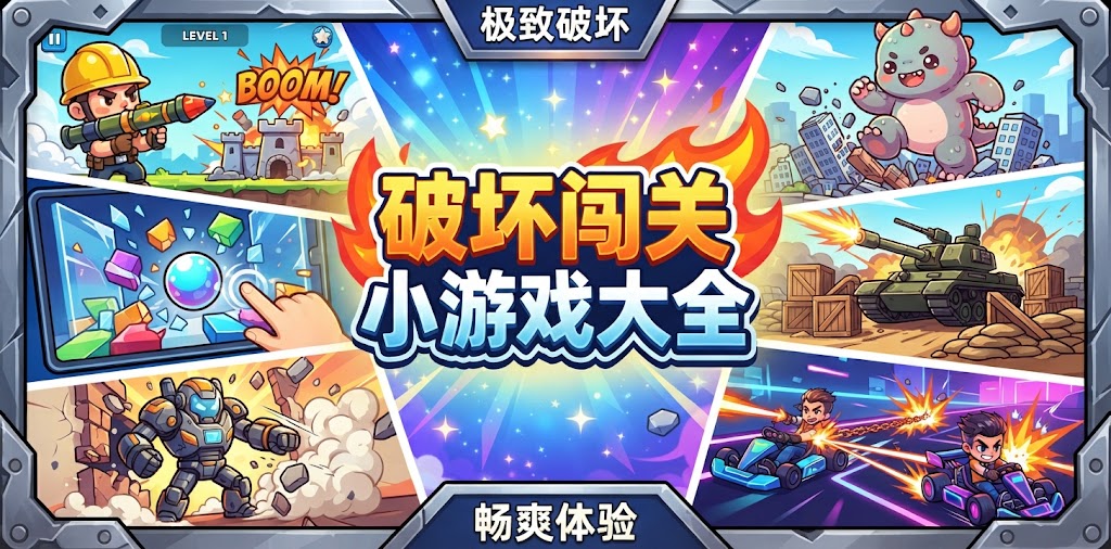 破坏闯关小游戏大全