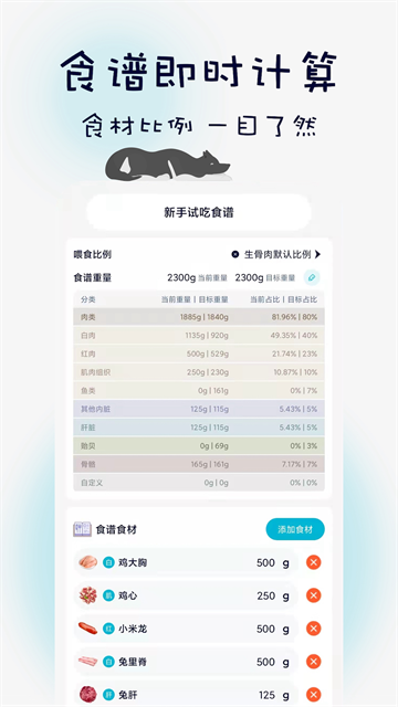 嗷呜猫狗食谱最新版4
