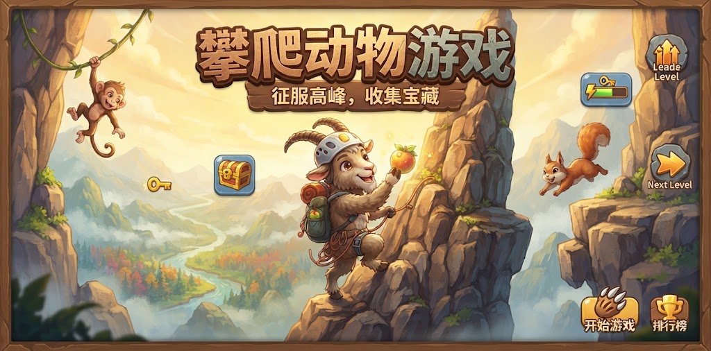 攀爬动物游戏