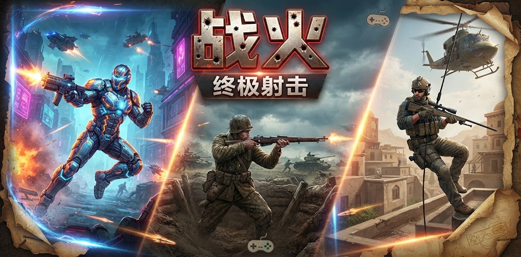 高画质单机射击游戏