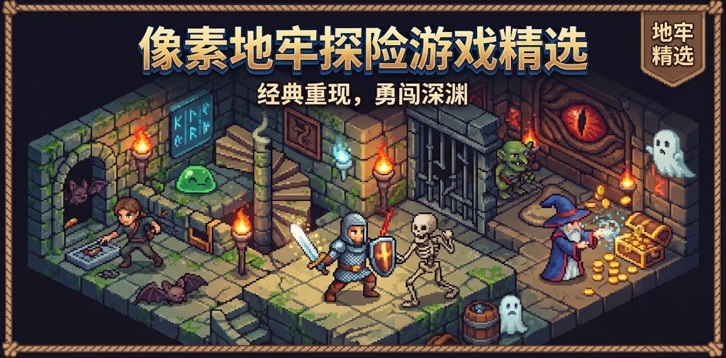 像素地牢探险游戏精选