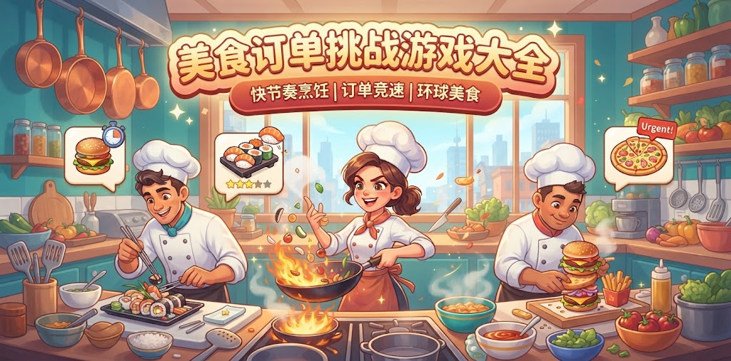 美食订单挑战游戏大全