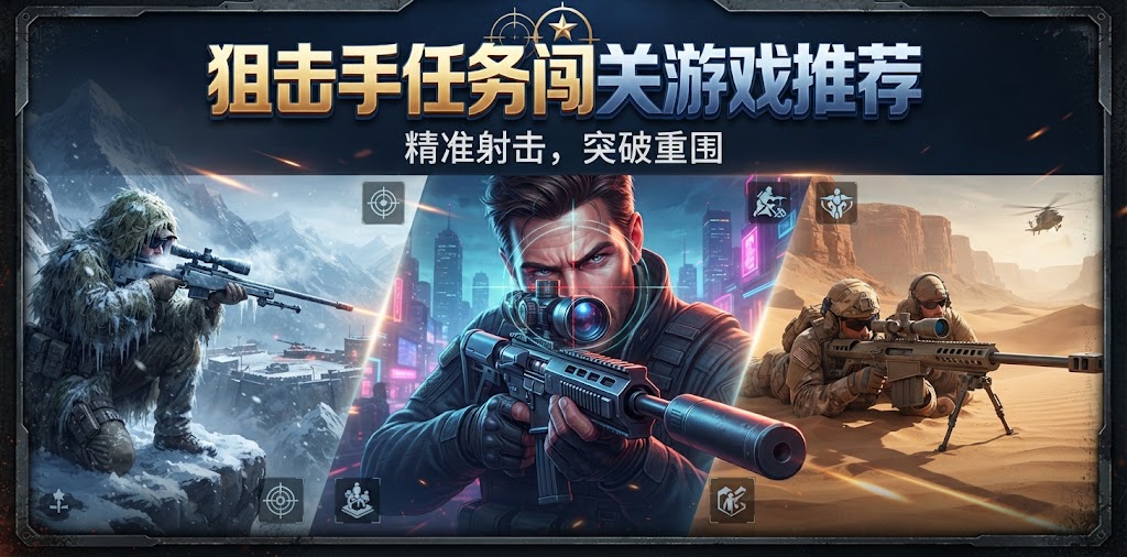 狙击手任务闯关游戏推荐