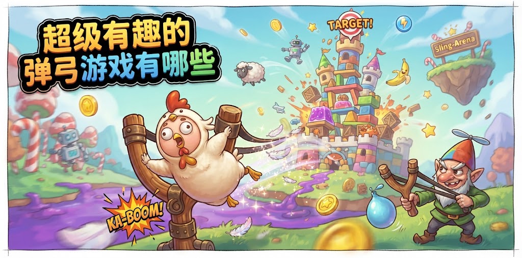 超级有趣的弹弓游戏有哪些