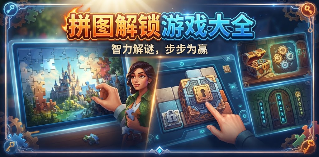 拼图解锁游戏大全