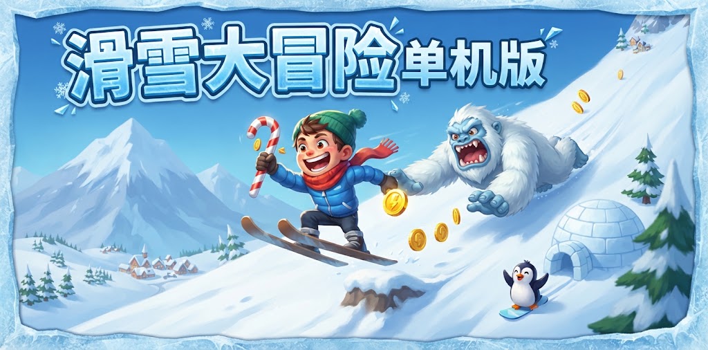 滑雪大冒险单机版