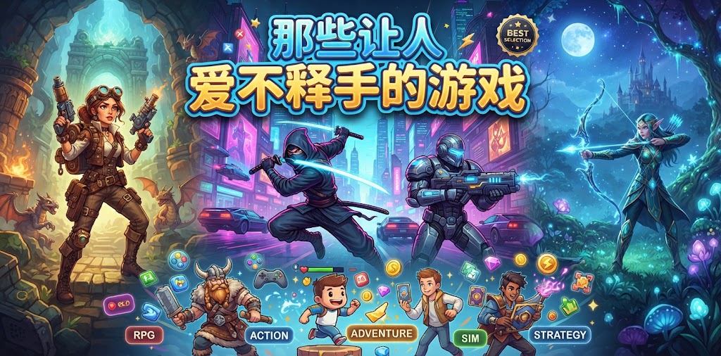 那些让人爱不释手的游戏