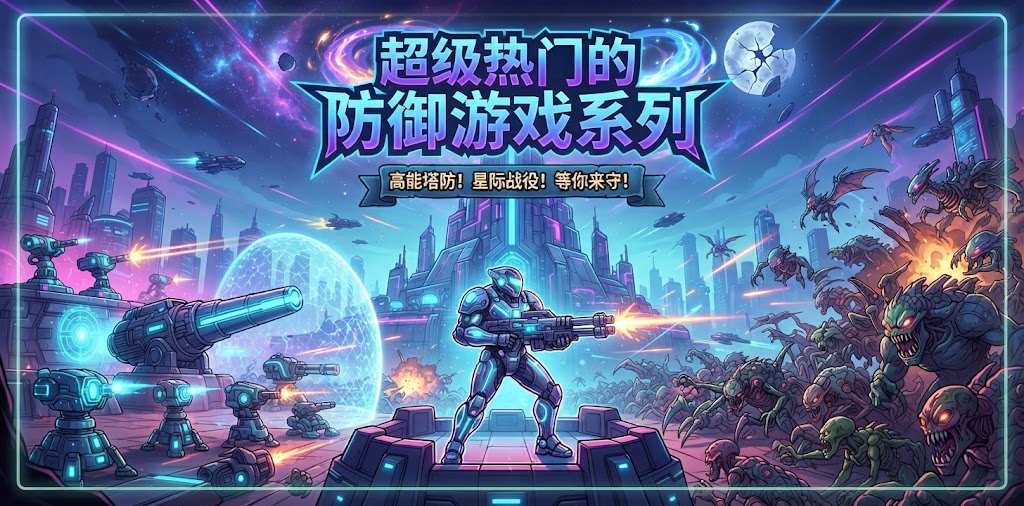 超级热门的防御游戏系列