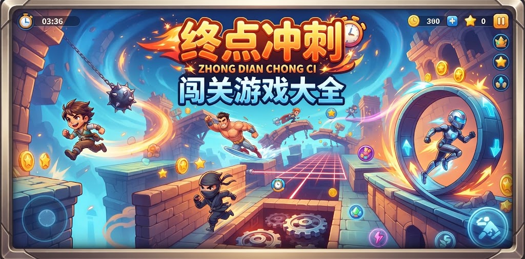 终点冲刺闯关游戏大全