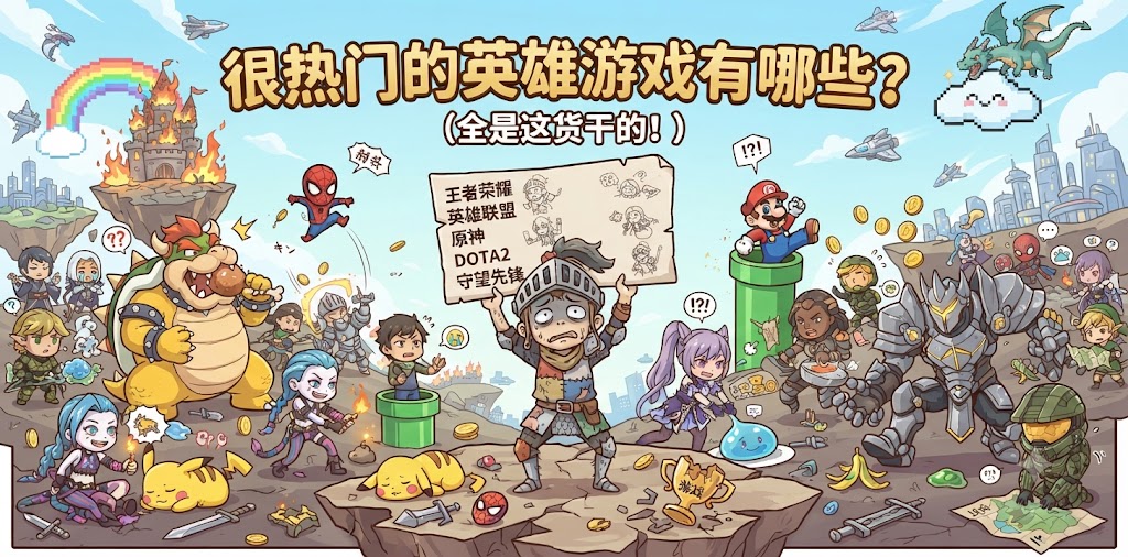 很热门的英雄游戏有哪些