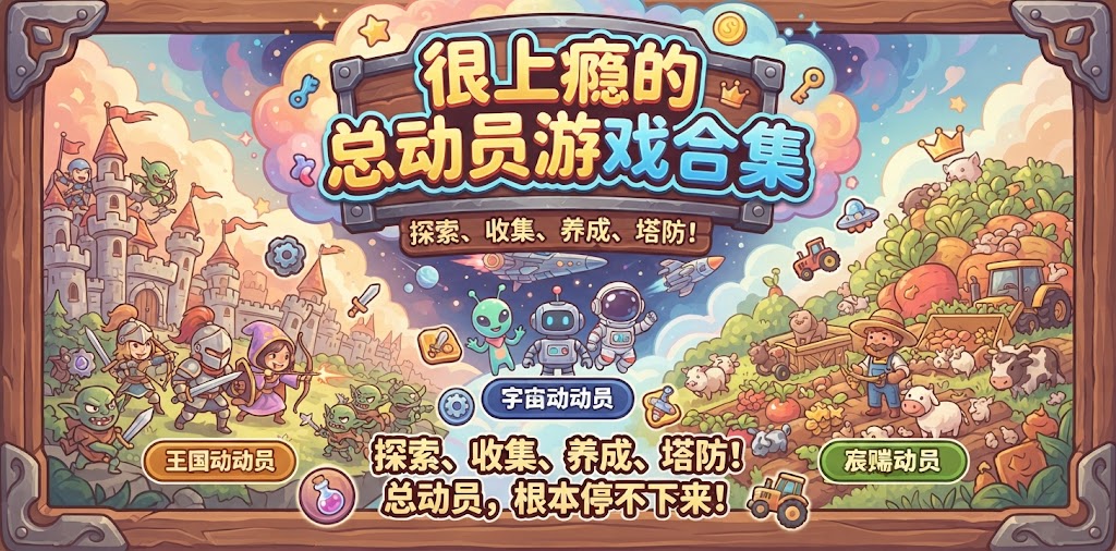 很上瘾的总动员游戏合集