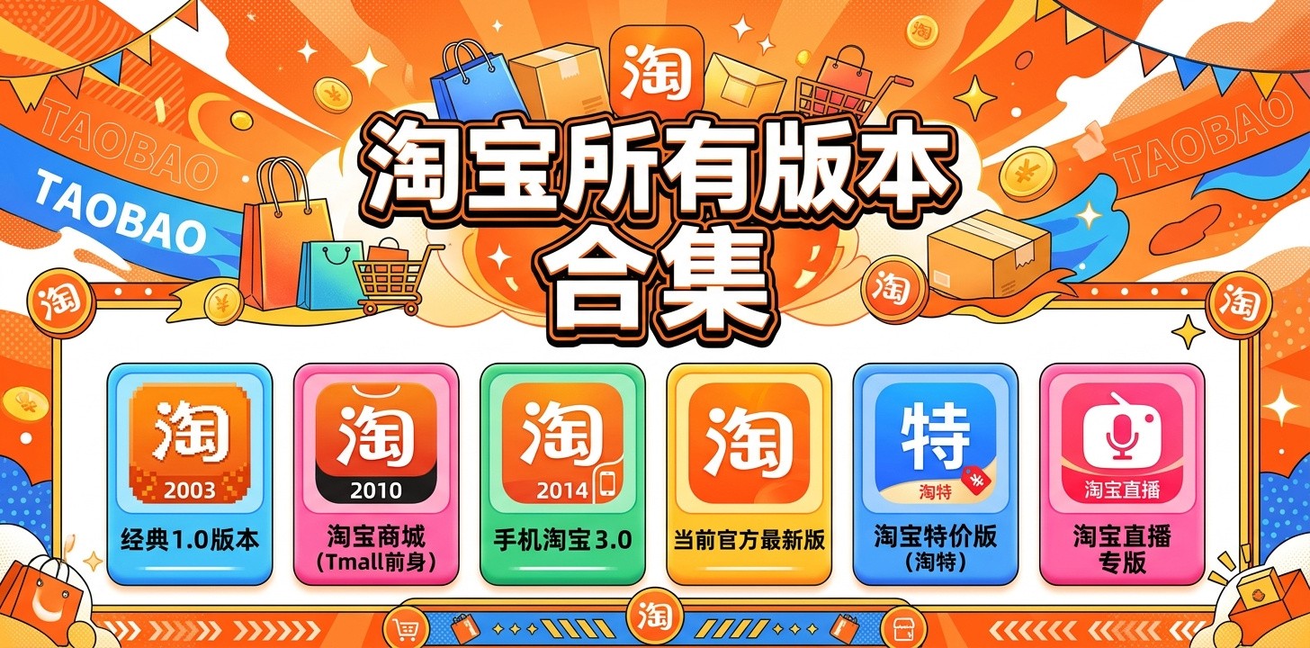 2026淘宝app全部版本