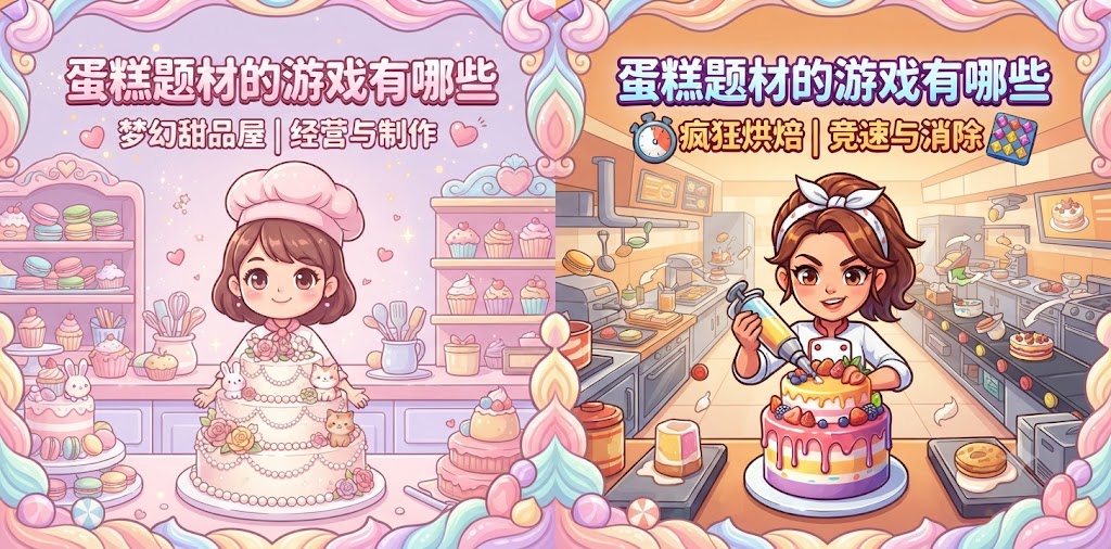 蛋糕题材的游戏有哪些