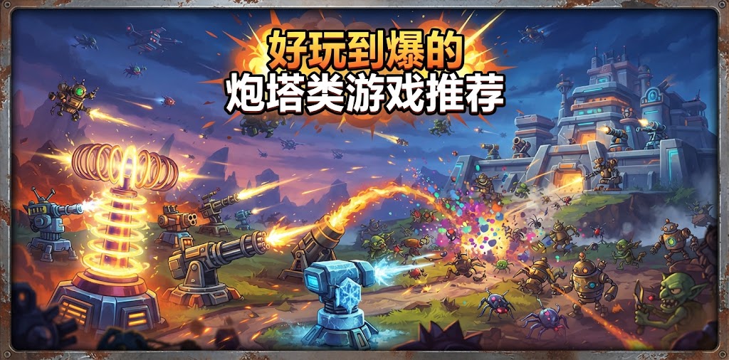 好玩到爆的炮塔类游戏推荐