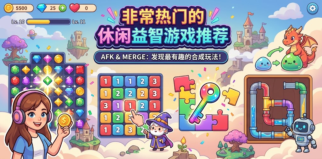 非常热门的休闲益智游戏推荐