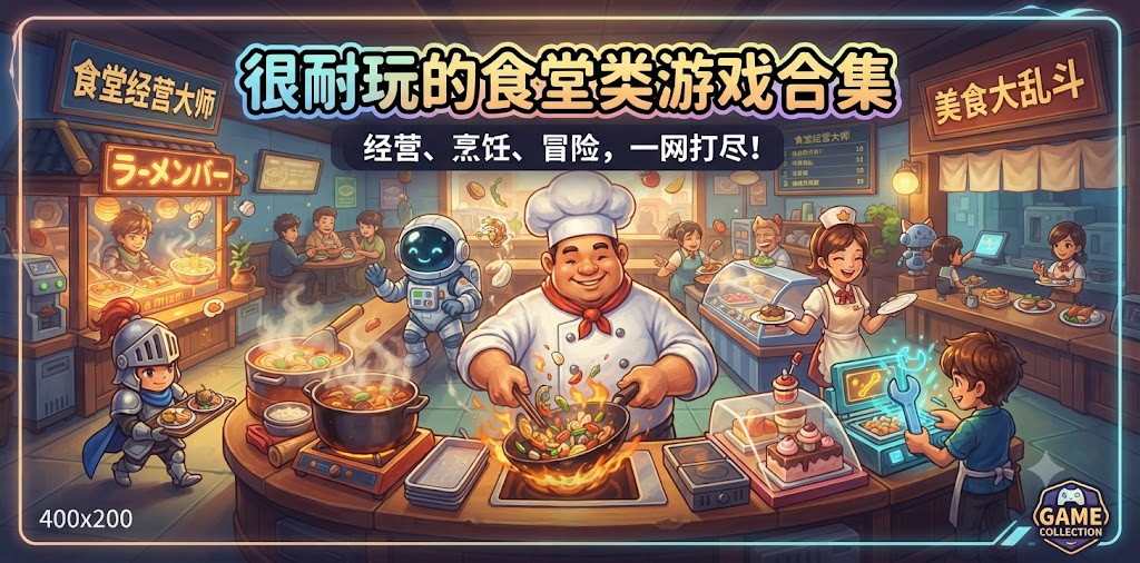 很耐玩的食堂类游戏合集