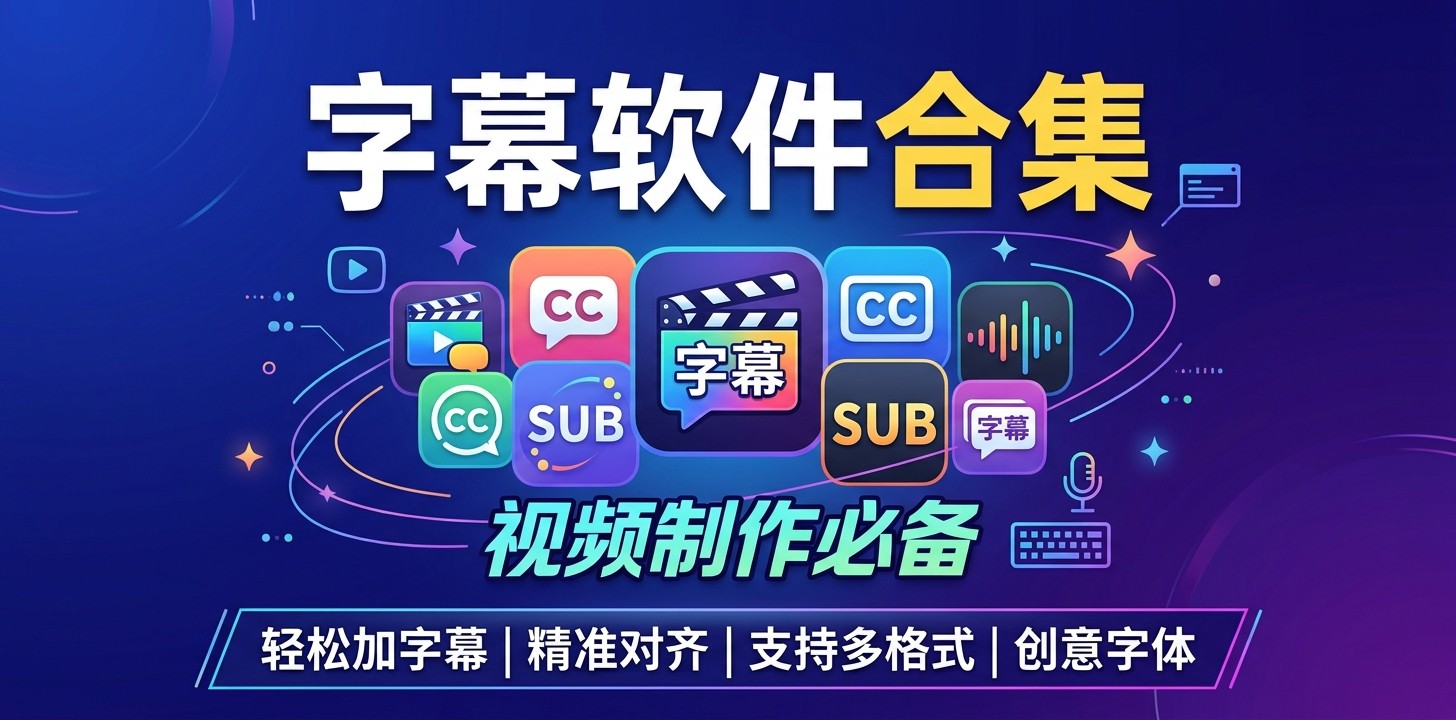 免费字幕软件哪个最好用