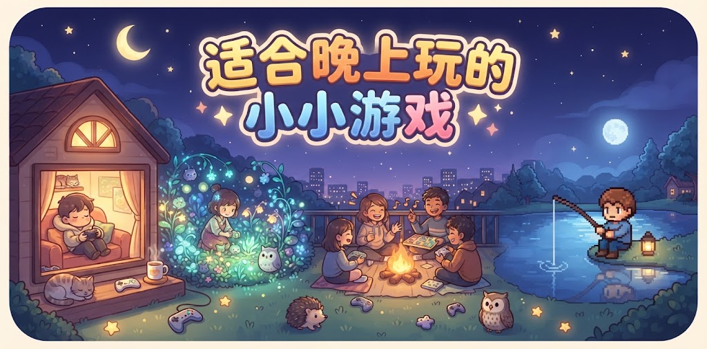 适合晚上玩的小游戏