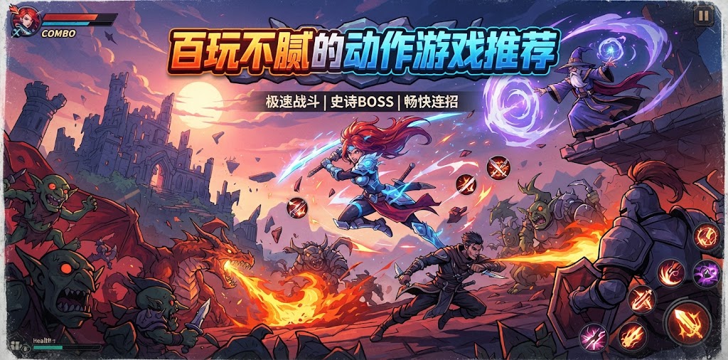 百玩不腻的动作游戏推荐