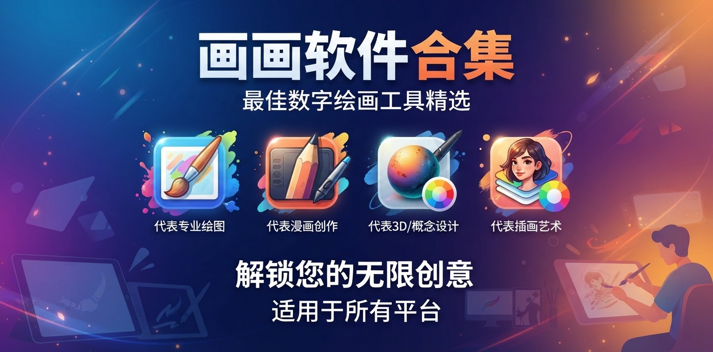 推荐几款画画的软件